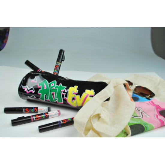 Set of 12 skrib acrylic paint markers classic colors Pébéo Set of 12 skrib acrylic paint markers classic colors Pébéo
